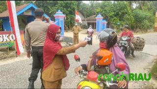 Kanit Binmas laksanakan Program Kampung tangguh di Desa Tri Mulya jaya